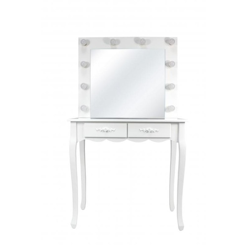 ALDOTRADE Toaletný kozmetický stolík Vintage 80x40x140cm so zrkadlom
