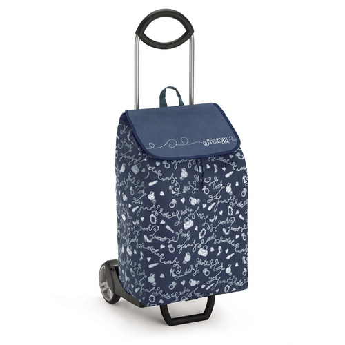 ALDOTRADE Nákupná taška na kolieskach EASY New modrá