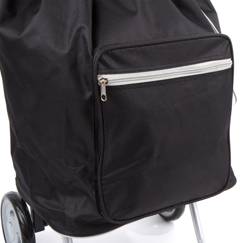 ALDOTRADE Nákupná taška na kolieskach CARGO čierna