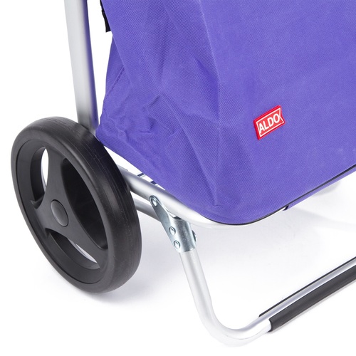 ALDOTRADE Nákupná taška na kolieskach NICE fialová