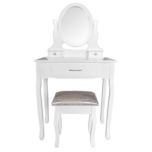 ALDOTRADE Toaletný kozmetický stolík Sofia 73x40x132cm s taburetom