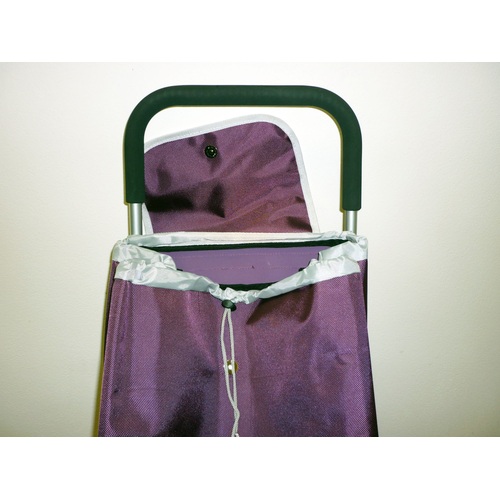 ALDOTRADE Nákupní taška na kolieskach TWIN fialová