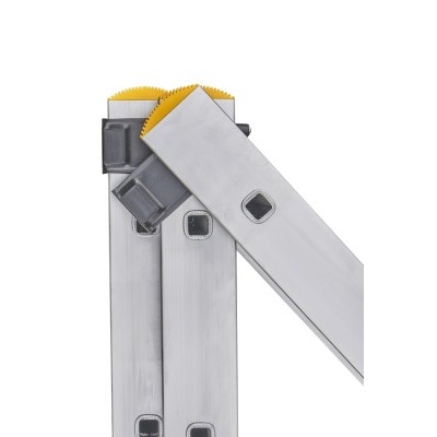 ALDOTRADE Hliníkový rebrík 3x15 priečok PROFI trojdielny